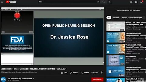 Dr. Jessica Rose at FDA Vaccine meeting - Sep 2021