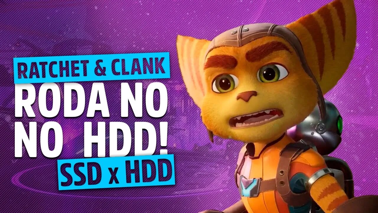 RODEI NO HDD! Ratchet & Clank Rift Apart é um DESASTRE SEM SSD! | DESEMPENHO HDD vs SSD