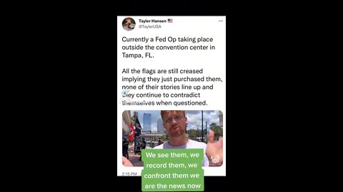 Fed False Flag Op in Tampa FL vs TPUSA