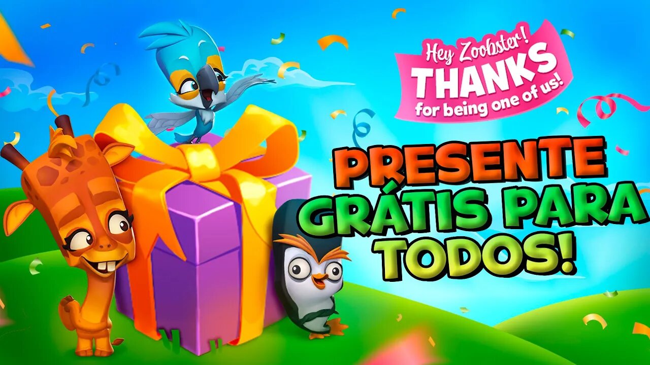 TODOS OS JOGADORES GANHARAM PRESENTE GRÁTIS DO ZOOBA! O QUE VOCÊ GANHOU?