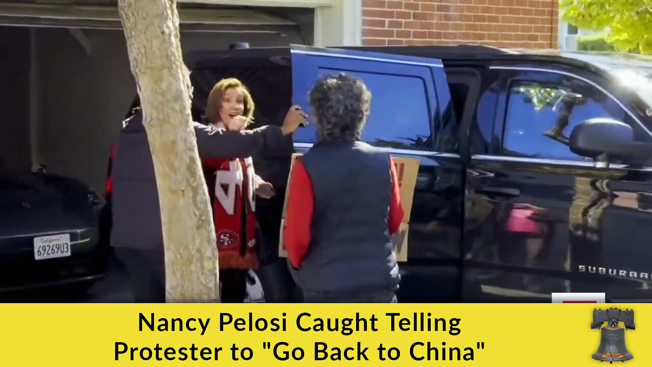 Nancy Pelosi Caught Telling Protester to "Go Back to China"