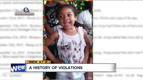 State says suspected abuse of 4-year-old Aniya went unreported by daycare despite annual inspections