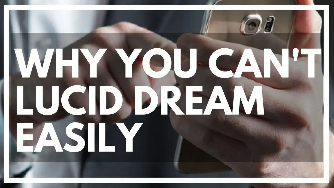 Here's Why We Don't ALL Have Natural Lucid Dreams Every Night