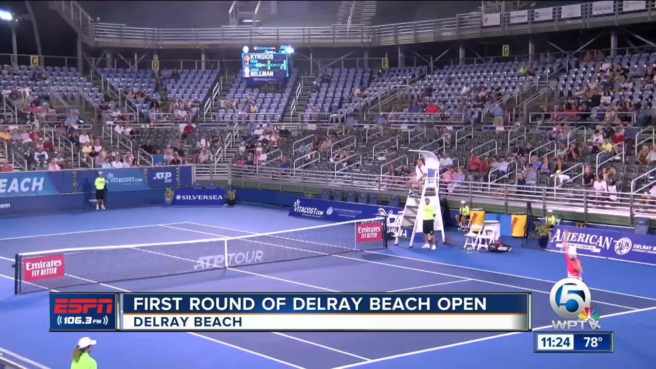 First Round of the 2019 Delray Open