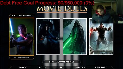 Darth Revan VS Plo Koon In A Battle With Live Commentary In Star Wars Jedi Knight Jedi Academy