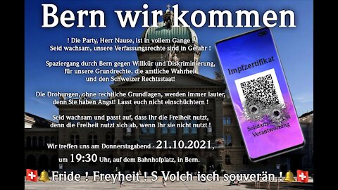 Stream 1: Bern - Demo - Donnerstag, 21.10.21