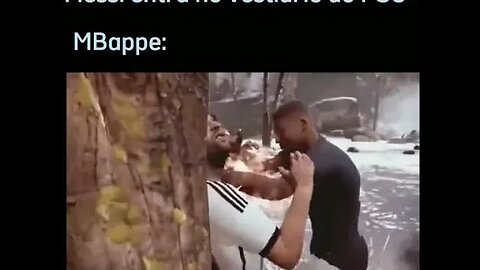 Messi entra no vestiário do Psg. Mbappé!!!🤣🤣🤣 #viral #shorts #football #messi #mbappe