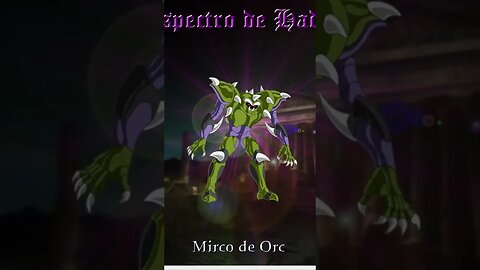 Os Cavaleiros Do Zodíaco - Espectro De Hades Mirco De Orc Anime