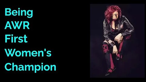 Being AWR First Women's Champion #AWR #wrestling #indywrestling #IWTV