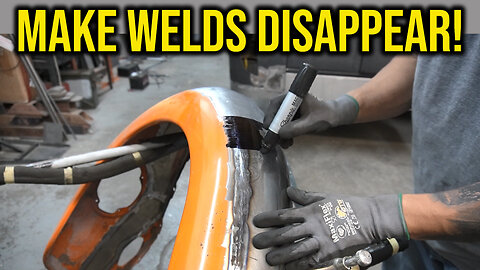 Make Welds Disappear | How to planish welds with hand tools