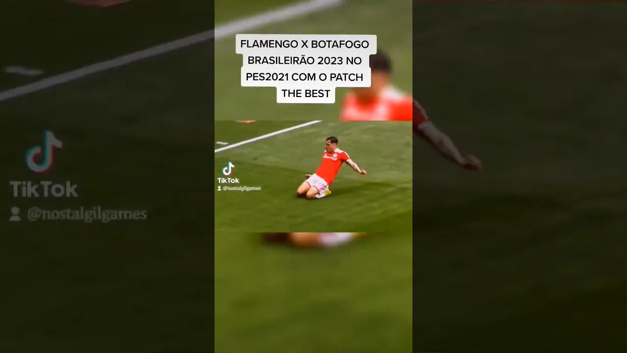FLAMENGO X BOTAFOGO|BRASILEIRÃO 2023|PES2021|PATCH THE BEST #gaming