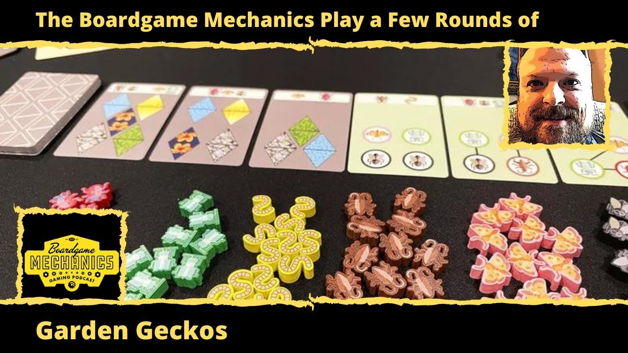 The Boardgame Mechanics Play a Few Rounds of Garden Geckos