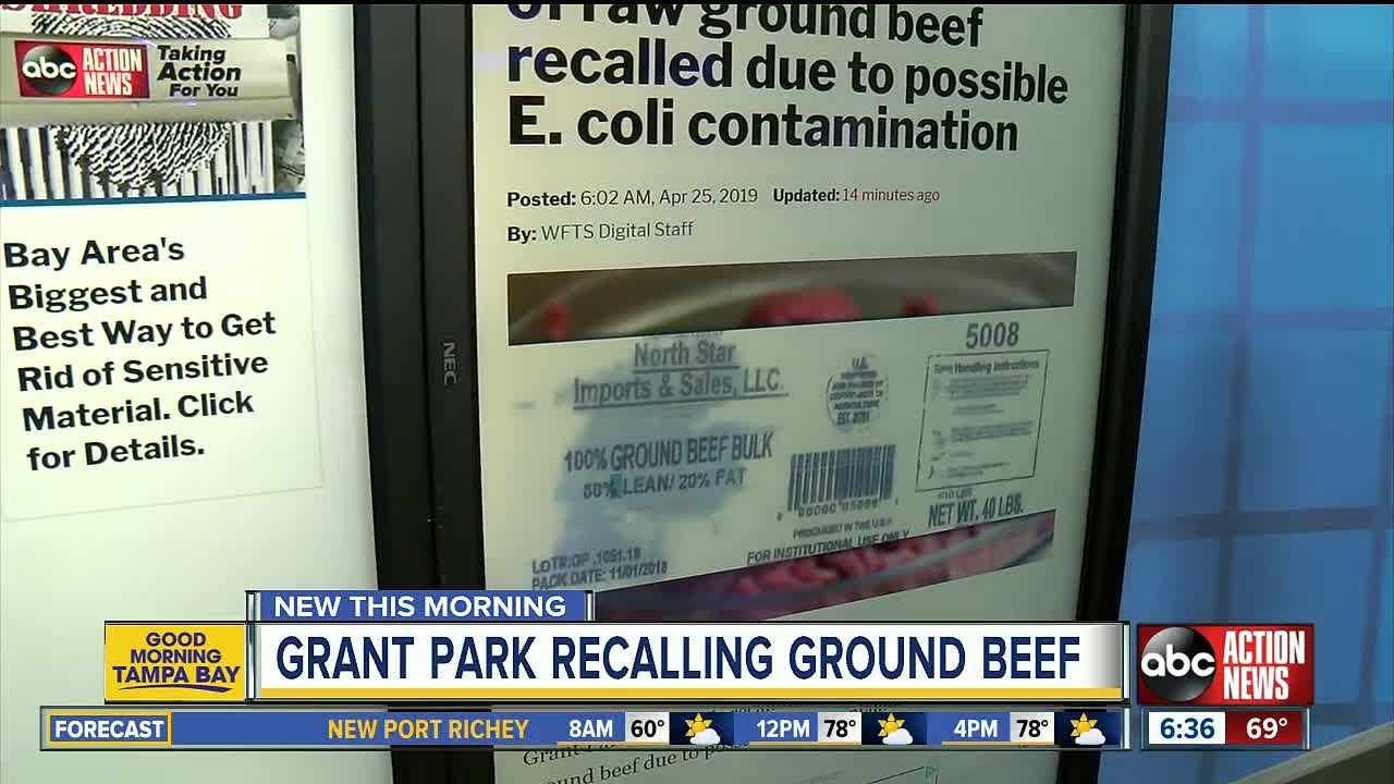 More ground beef recalled due to possible E. coli contamination
