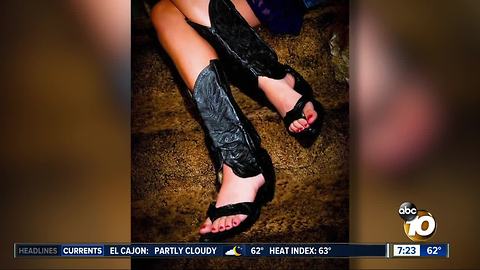 Cowboy boots turned into sandals?