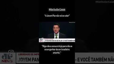 A Jovem Pan não vai se calar
