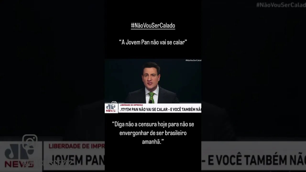 A Jovem Pan não vai se calar