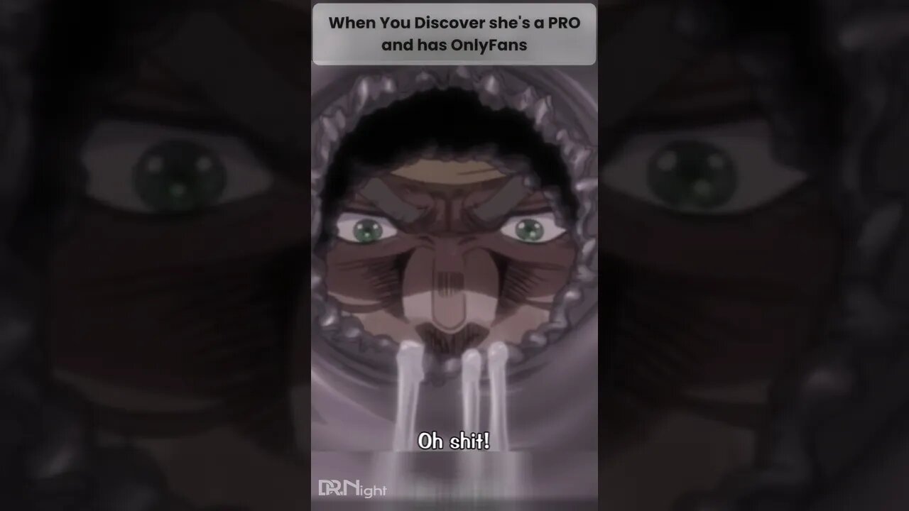 When you find out she's a PRO and has OnlyFans #animeedit #jojo #shorts