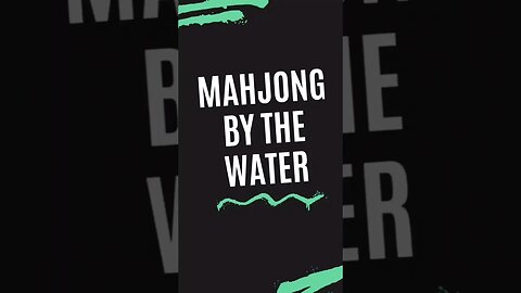 Mahjong by the Water💦 #shorts #mahjong table #Shorts #China