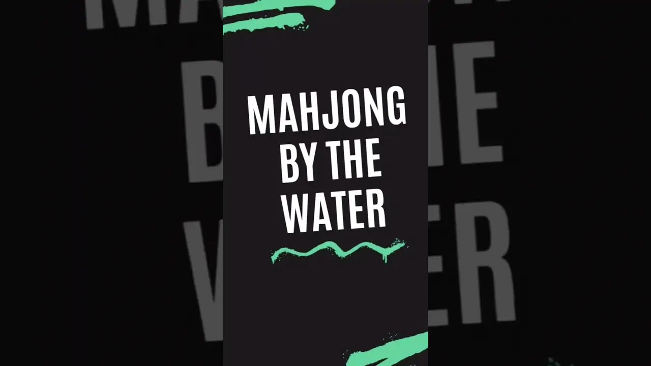 Mahjong by the Water💦 #shorts #mahjong table #Shorts #China