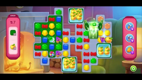 Playrix Homescapes Gameplay Walkthrough Level 6909