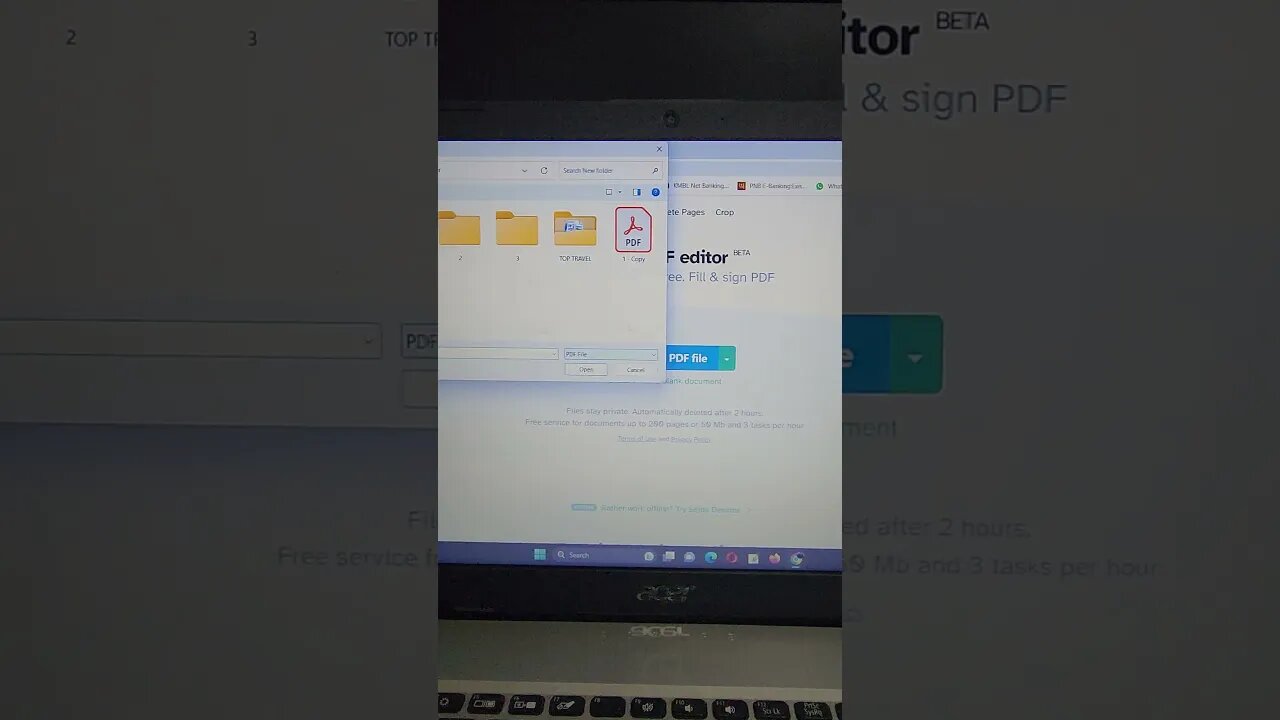Superfast online pdf editor #shorts #youtubeshorts
