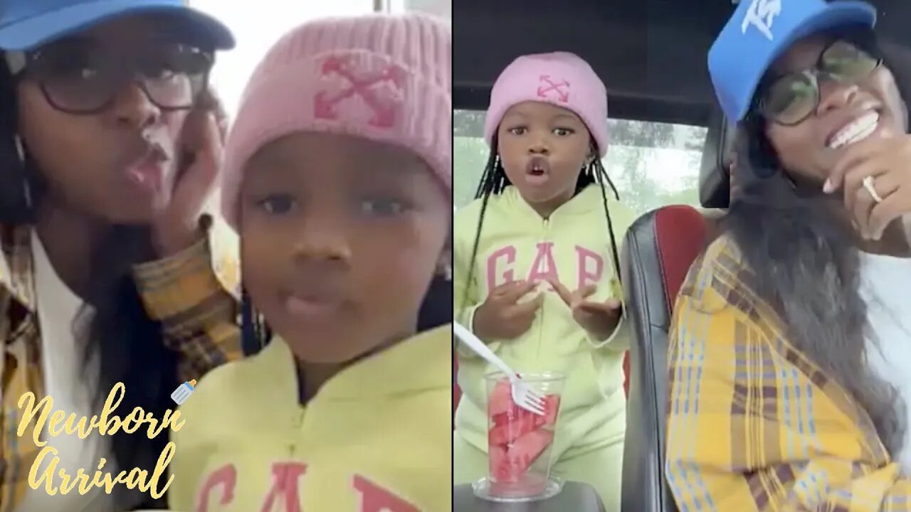 Remy Ma's Daughter Reminisce Turns Up In The Car With All Of Mommy's Moves! 💃🏾
