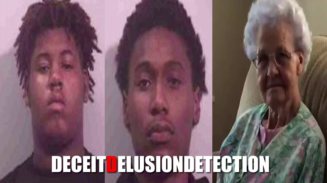 A 90-year-old white woman was murdered inside her home by two black teens