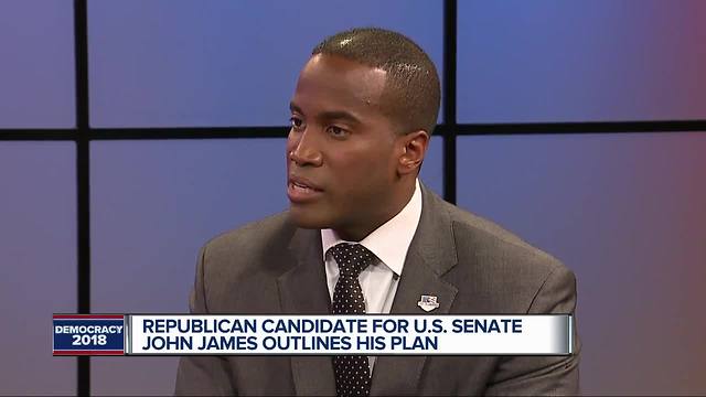 One-on-one with Republican senatorial candidate John James