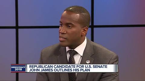One-on-one with Republican senatorial candidate John James