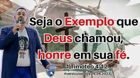 Seja um exemplo de fé honrando o chamado de Deus.