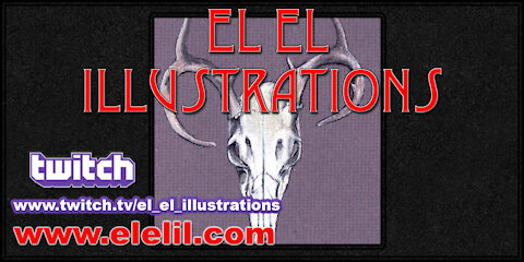 Drawing a Deer Skull in Pastel