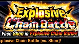 DOKKAN BATTLE EXPLOSIVE CHAIN BATTLE GLOBAL!! #dokkanbattle