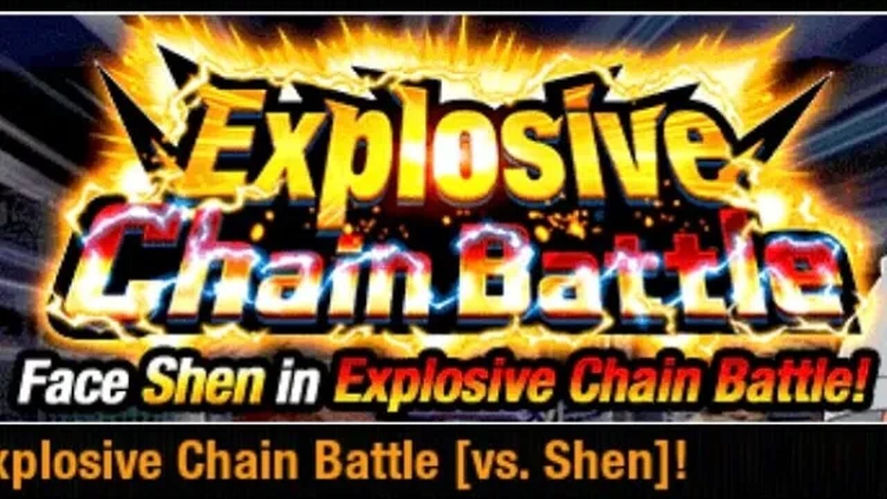 DOKKAN BATTLE EXPLOSIVE CHAIN BATTLE GLOBAL!! #dokkanbattle