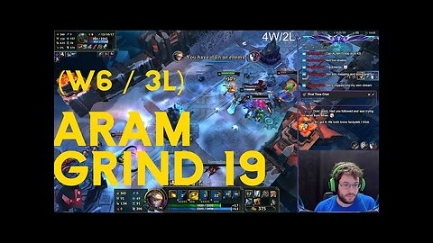 Fast match ever! Day 19 of ARAM Challenge - 6 Wins, 3 Losses