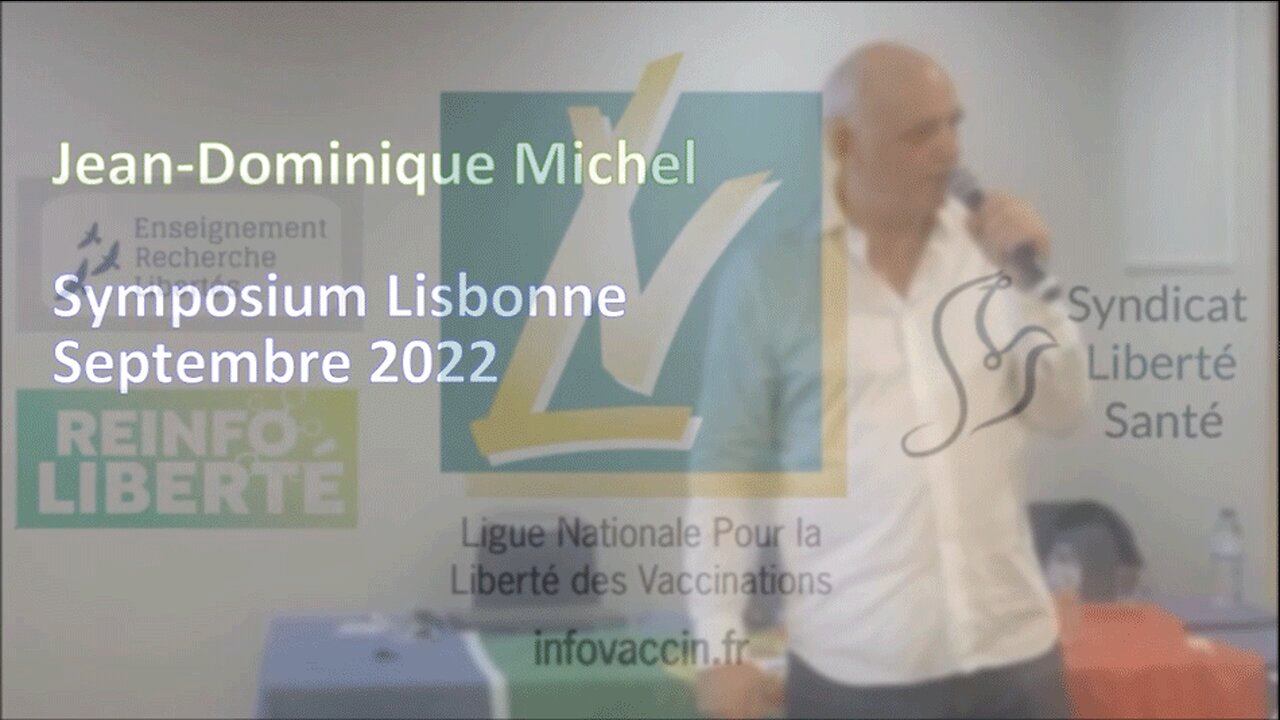 Intervention de Jean-Dominique Michel au Symposium de Lisbonne