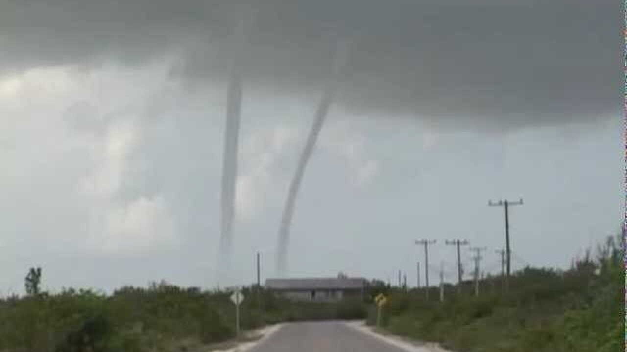 Waterspouts Collide ?????