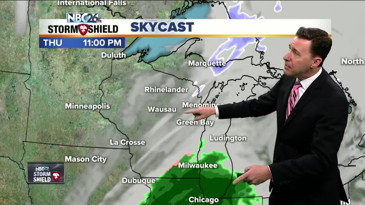 Michael Fish's NBC26 Storm Shield weather forecast