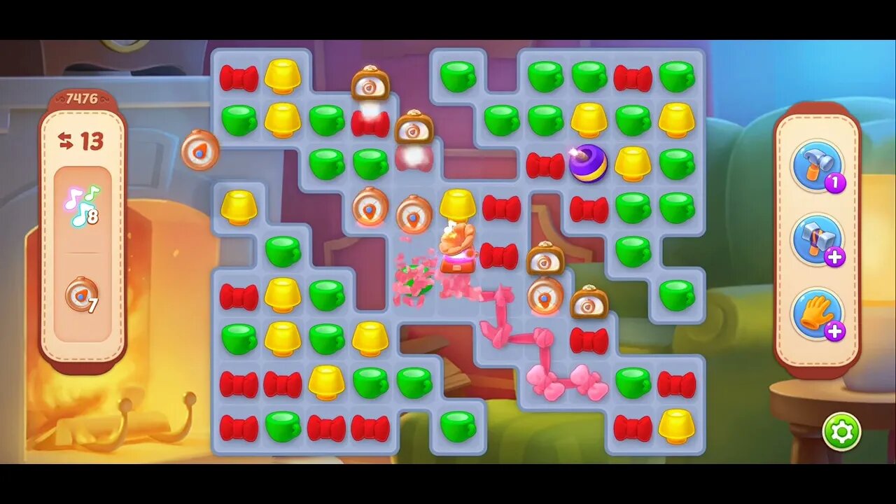 Playrix Homescapes Gameplay Walkthrough Level 7476