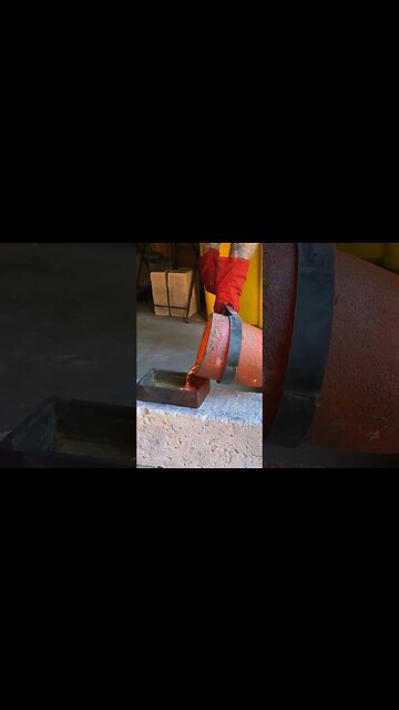 Huge Ingot #melting #metalcasting #belgium #devilforge #aluminum