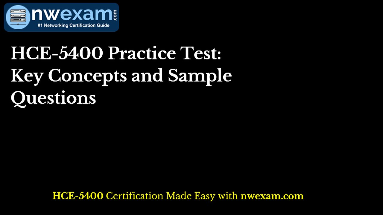 HCE 5400 Practice Test: Key Concepts and Sample Questions