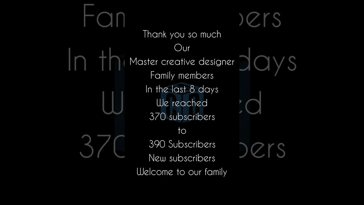 Thank you so much in 8 days I have reached 370 to 390 Subscribers #mcd #mcddesigner #shorts #short