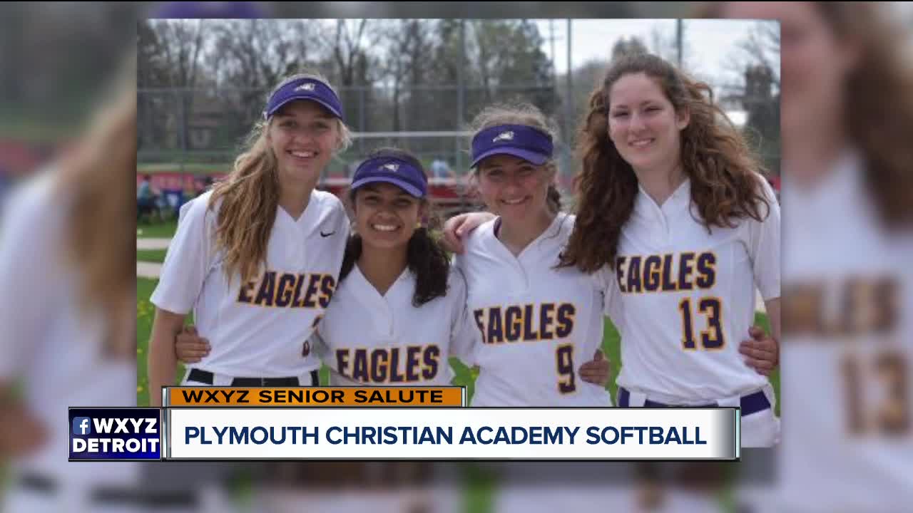 WXYZ Senior Salute: Plymouth Christian Academy softball