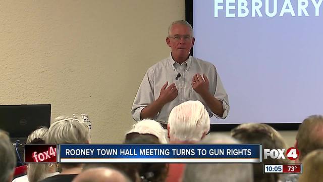 Rooney Town Hall Meeting Turns to Gun Rights