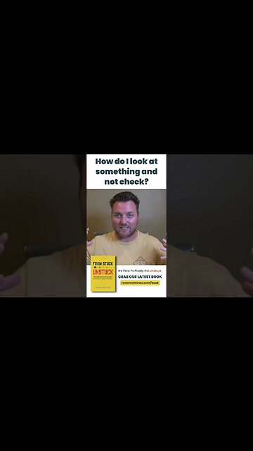 How do I look at something and not check? #shorts