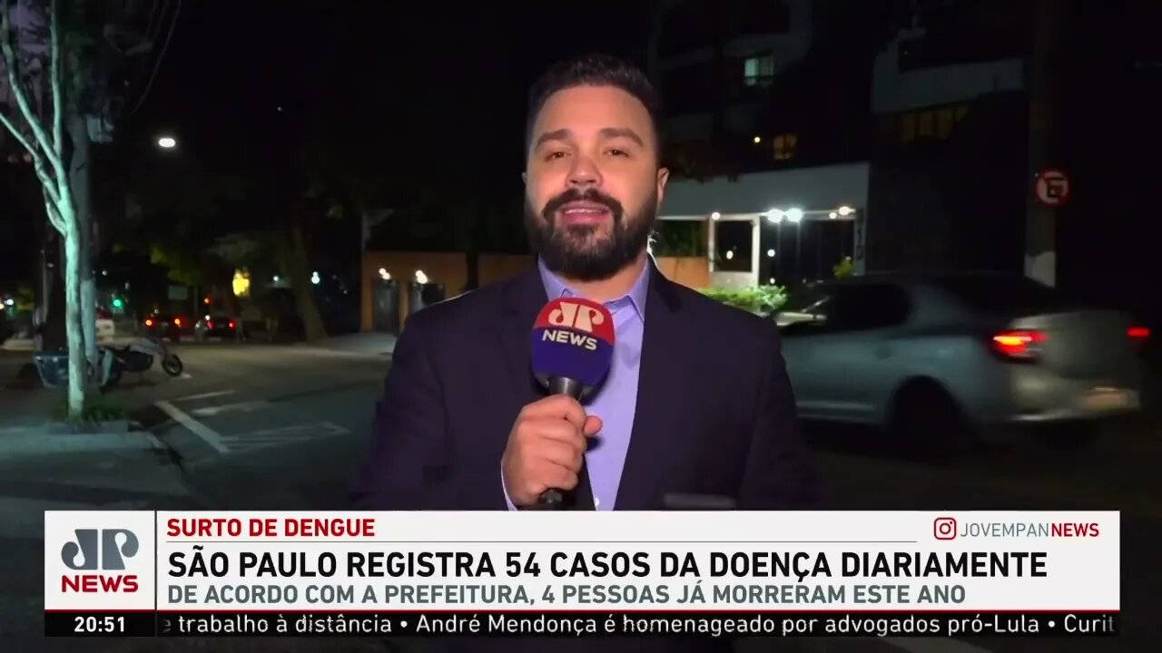 São Paulo registra 54 casos de dengue por dia