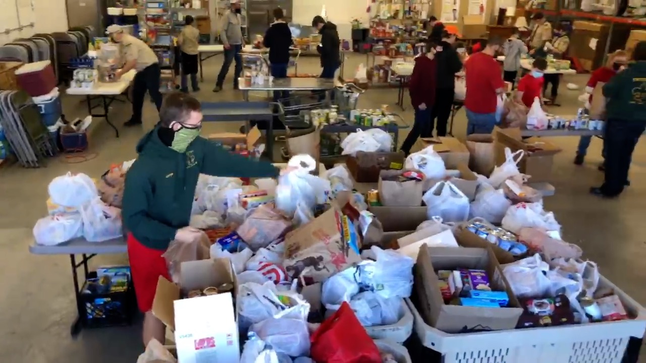 Boy Scout Food Drive