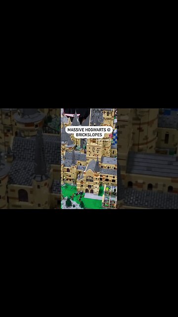 Massive Hogwarts at Brickslopes in Salt Lake City , Utah! #lego #shorts #harrypotter #hogwarts