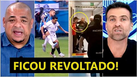 "OLHA ISSO, cara! ELE TENTOU INVADIR A SALA DO VAR e..." Corinthians DETONA ARBITRAGEM contra Grêmio