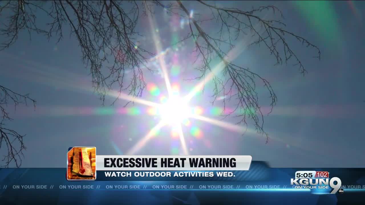 Excessive heat warning to go into effect mid-week