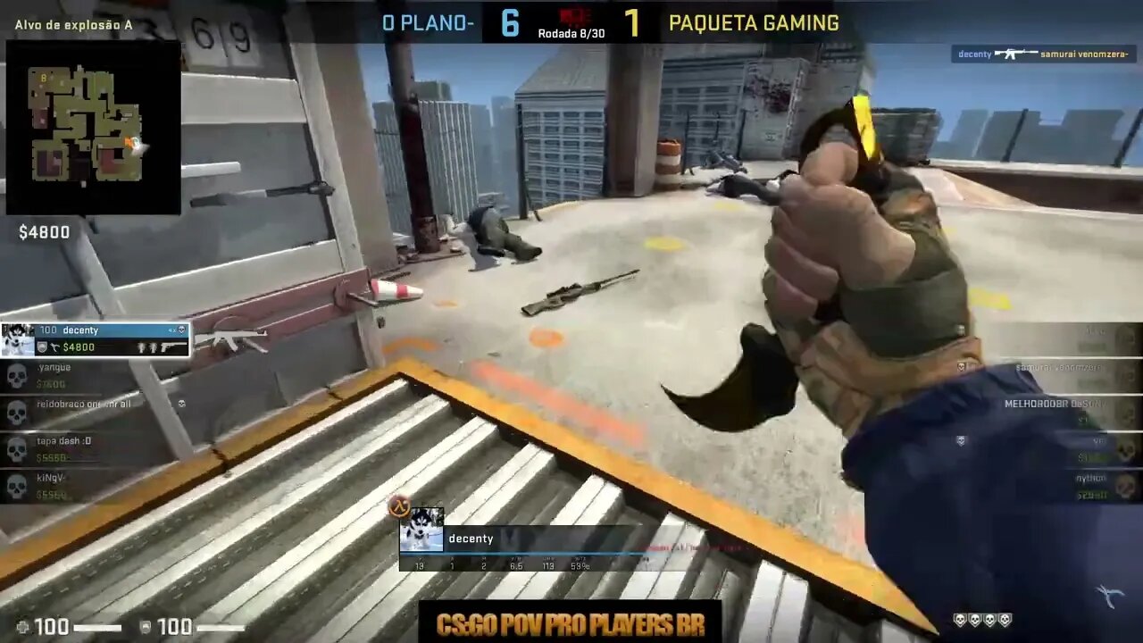 CSGO POV O Plano decenty (26/5) vs Paqueta (Vertigo) @ Quartas de Final CCT South America Series 5